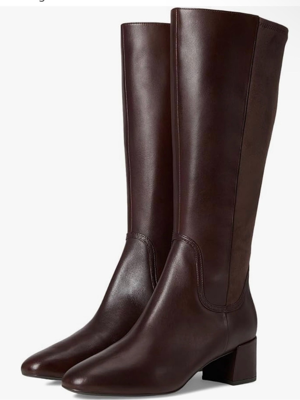 Cole Haan Serenna Women’s Tall Shaft Brown Leather Block Heel Riding Boots - NWT